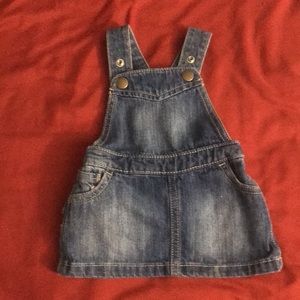 Old Navy overalls dress 0-3mos